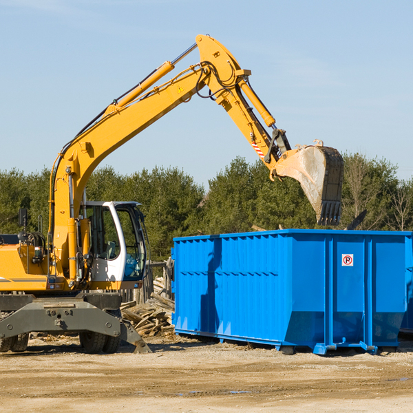 are there any restrictions on where a residential dumpster can be placed in Jefferson City